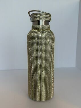 TOMO Bottle Luxury Gold Rhinestone Luxury Diamond Water Bottle New